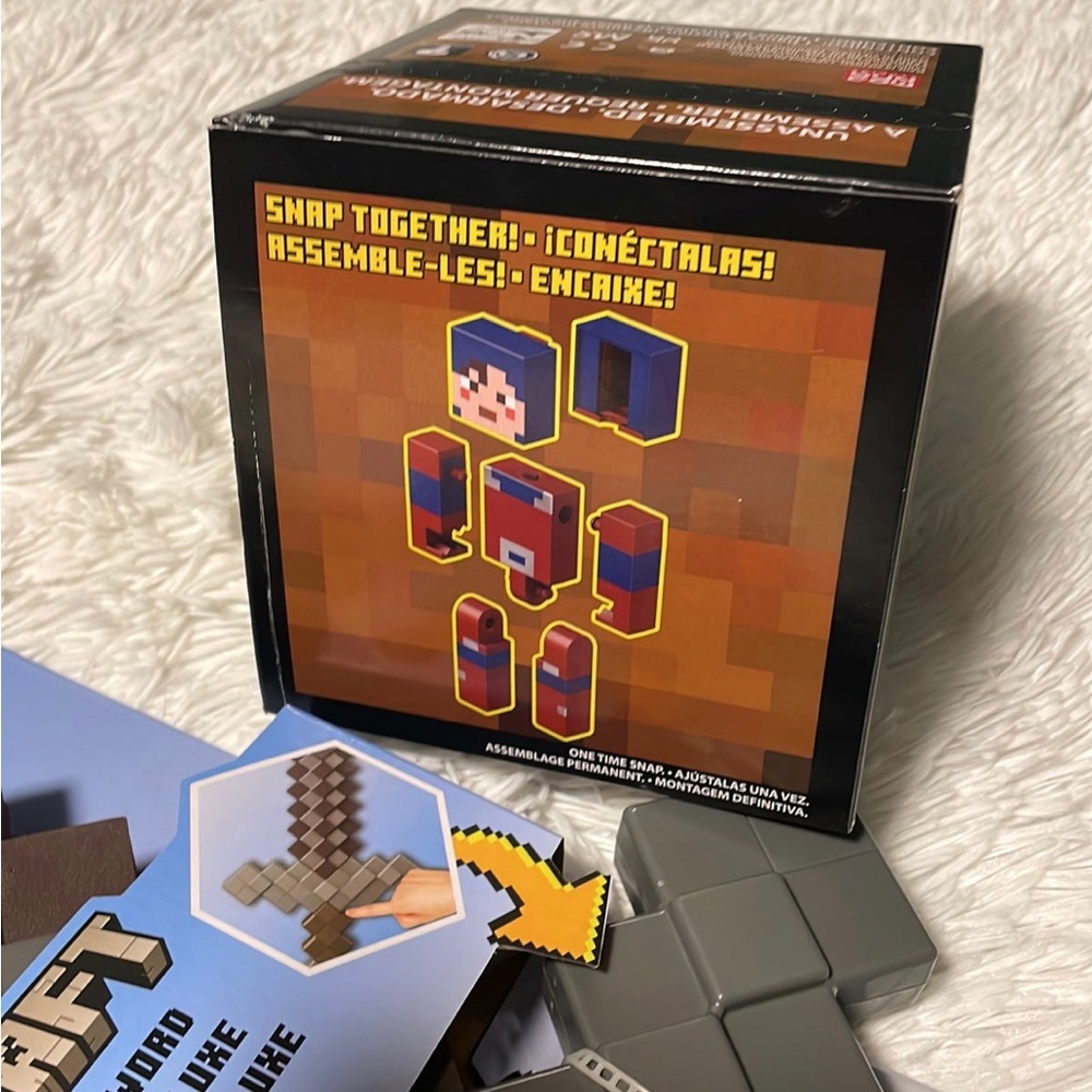 New Minecraft deluxe sword & Fusion Figure Hex BUNDLE SET - Picture 7 of 7